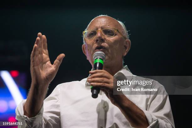 Claudio Gubitosi at Arena Piazza Fratelli Lumiere on July 29, 2023 in Giffoni Valle Piana, Italy.