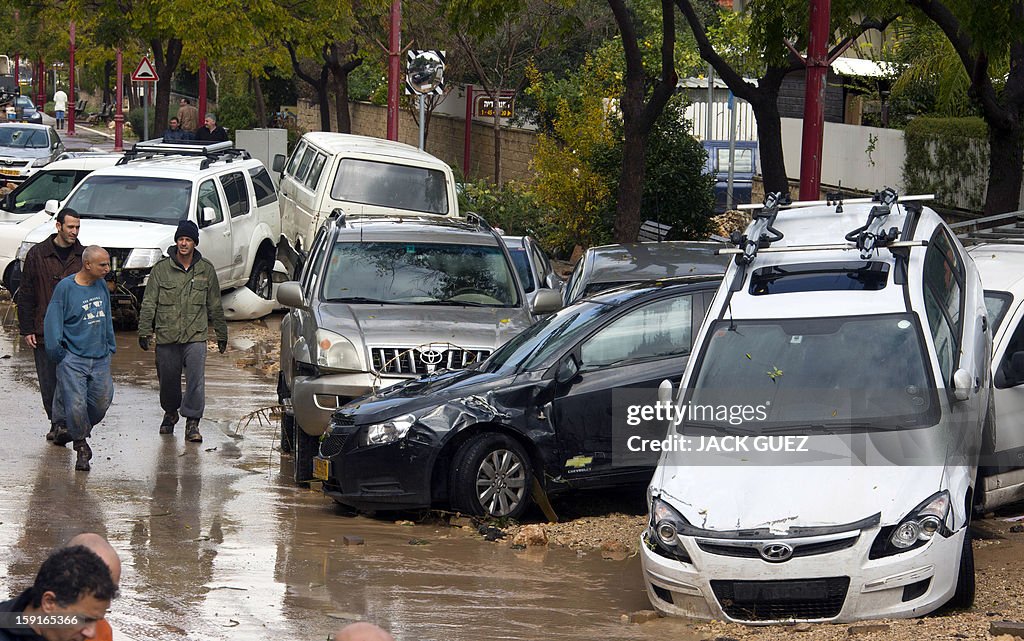 ISRAEL-WEATHER-FLOODS