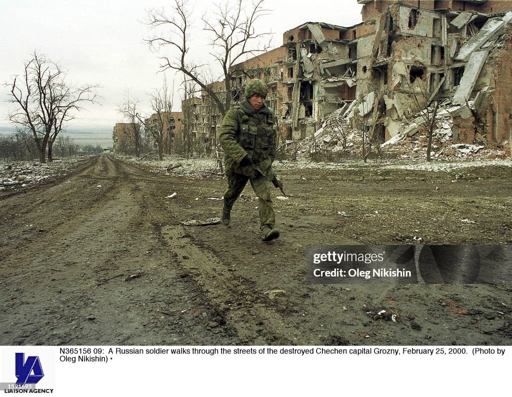 Russian Soldier in Grozny