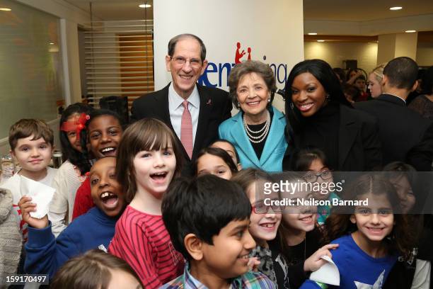 Mentoring USA Founder Matilda Cuomo and Bloomingdale's CEO Michael Gould attend Bloomingdale's 59th St. And Mentoring USA's celebration of National...