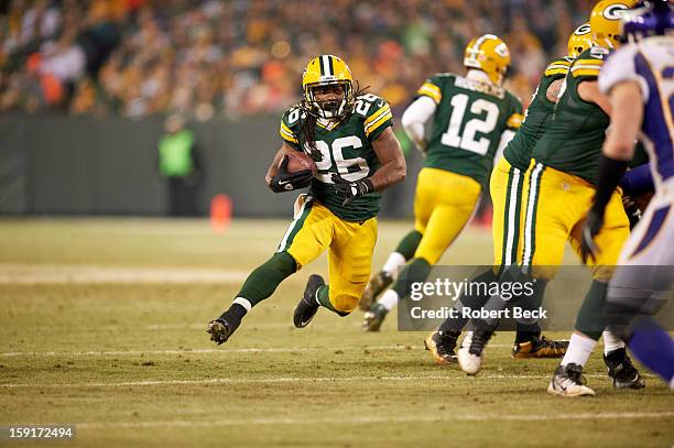 Playoffs: Green Bay Packers DuJuan Harris in action, rushing vs Minnesota Vikings at Lambeau Field. Green Bay, WI 1/5/2013 CREDIT: Robert Beck