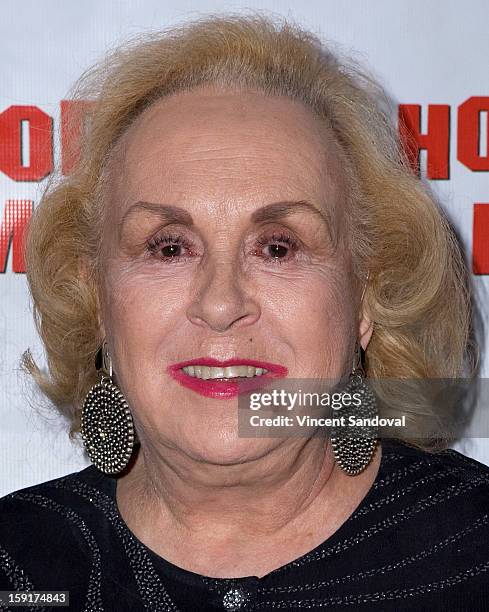 Actress Doris Roberts attends The Hollywood Museum's "Loretta Young: Hollywood Legend" exhibit opening party at The Hollywood Museum on January 8,...