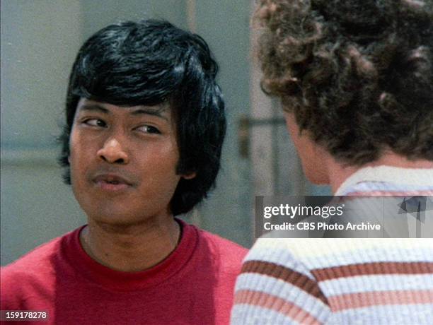 Patrick Adiarte as David in THE BRADY BUNCH episode, "Hawaii Bound." Original air date September 22, 1972. Image is a screen grab.