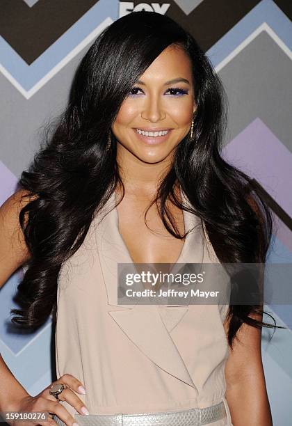 Actress Naya Rivera arrives at the 2013 TCA Winter Press Tour - FOX All-Star Party at The Langham Huntington Hotel and Spa on January 8, 2013 in...