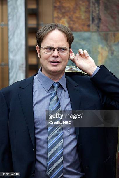 Suit Warehouse" Episode 912 -- Pictured: Rainn Wilson as Dwight Schrute --