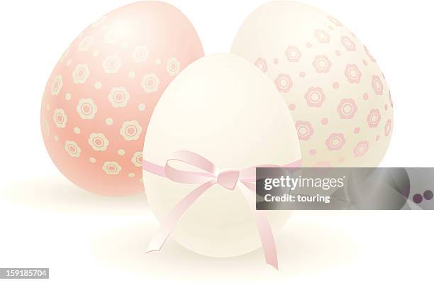 easter eggs - easter craft stock illustrations