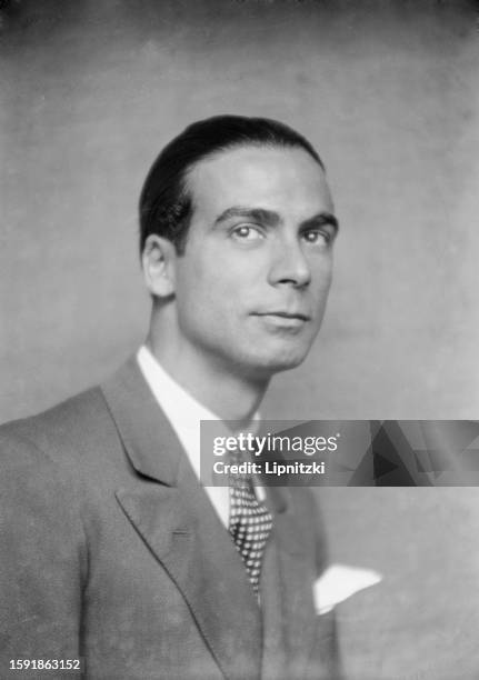 Spanish fashion designer Cristóbal Balenciaga , 1927.