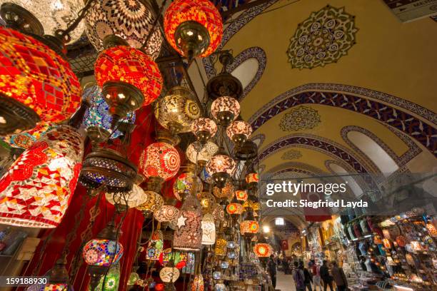 istanbul, grand bazaar - istanbul bazaar stock pictures, royalty-free photos & images