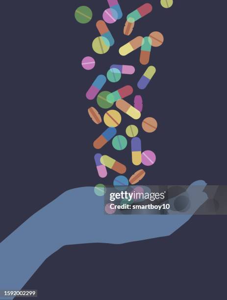 pills - medicine cabinet stock illustrations