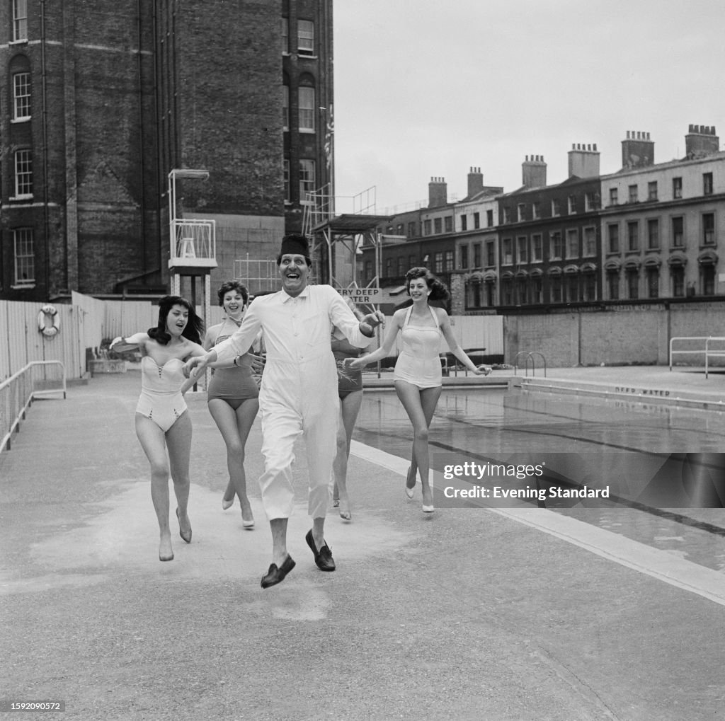 Tommy Cooper In Poolside Chase