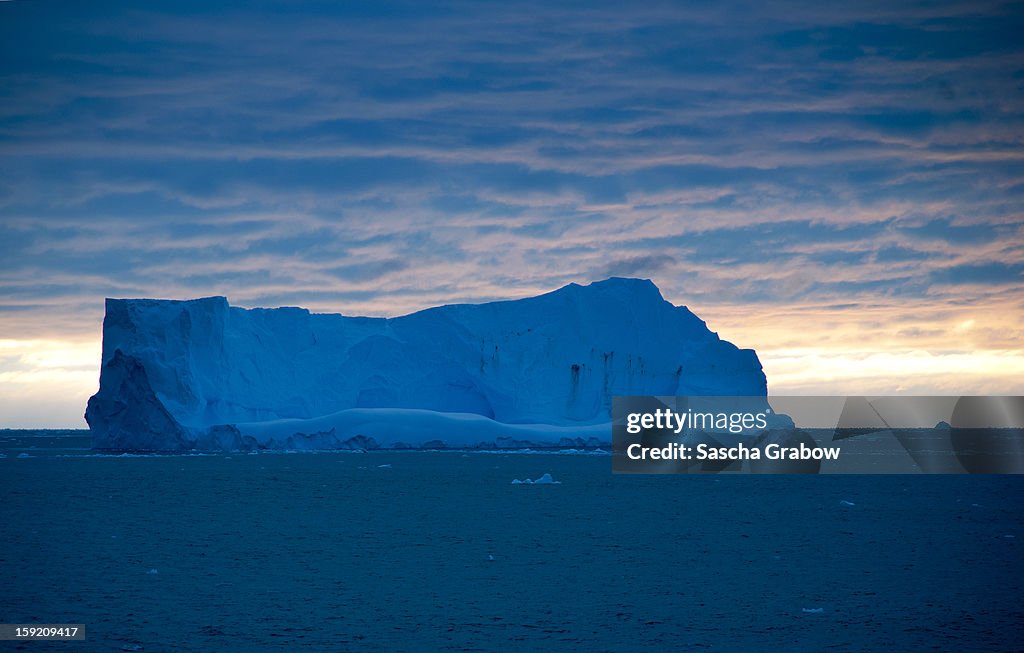 Iceberg during Sunset - Antarctica