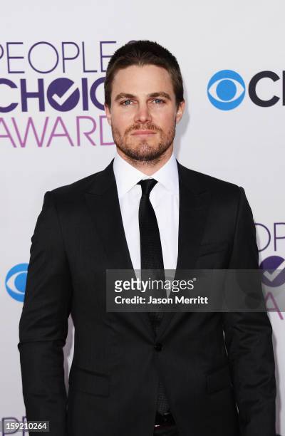 Actor Stephen Amell attends the 39th Annual People's Choice Awards at Nokia Theatre L.A. Live on January 9, 2013 in Los Angeles, California.