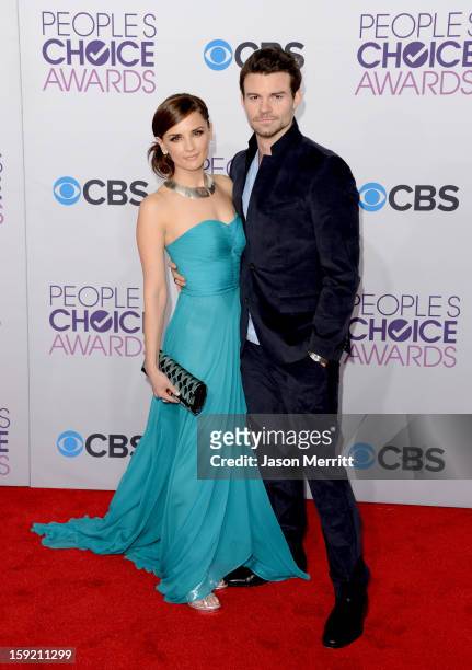 Actors Rachael Leigh Cook and Daniel Gillies attend the 34th Annual People's Choice Awards at Nokia Theatre L.A. Live on January 9, 2013 in Los...