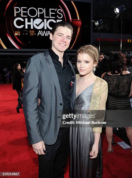 Actress Taylor Spreitler attends the 39th Annual People's Choice Awards at Nokia Theatre L.A. Live on January 9, 2013 in Los Angeles, California.