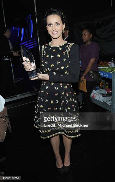 Singer Katy Perry attends the 39th Annual People's Choice Awards at Nokia Theatre L.A. Live on January 9, 2013 in Los Angeles, California.