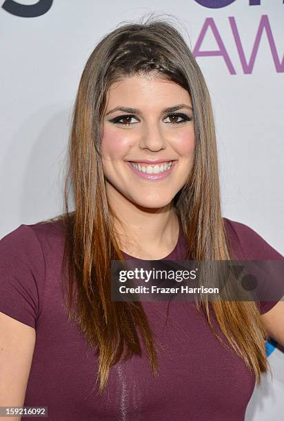 Actress Actress Molly Tarlov attends the 39th Annual People's Choice Awards at Nokia Theatre L.A. Live on January 9, 2013 in Los Angeles, California.