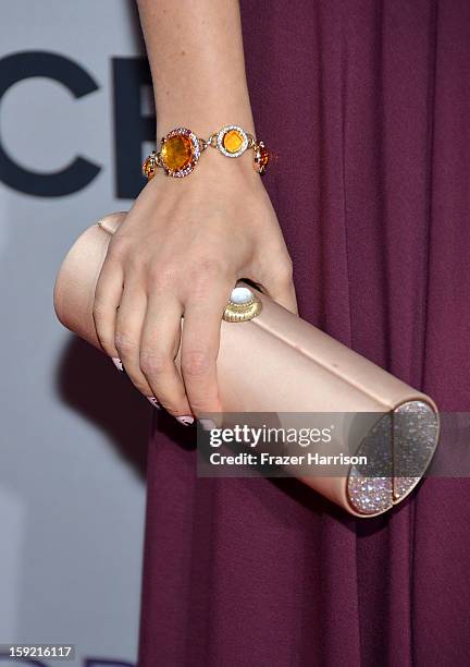 Actress Actress Molly Tarlov attends the 39th Annual People's Choice Awards at Nokia Theatre L.A. Live on January 9, 2013 in Los Angeles, California.