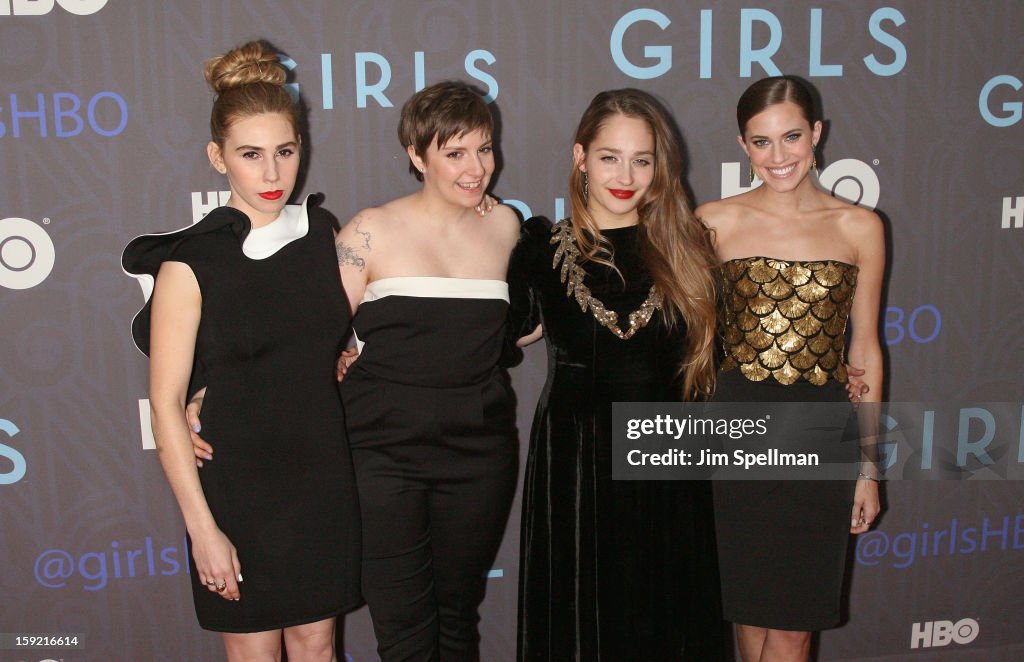 Cinema Society Presents The World Premiere Of "Girls" Season 2 - Outside Arrivals