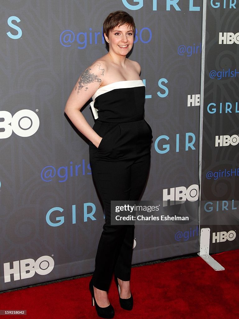 HBO Hosts The Premiere Of "Girls" Season 2 - Inside Arrivals