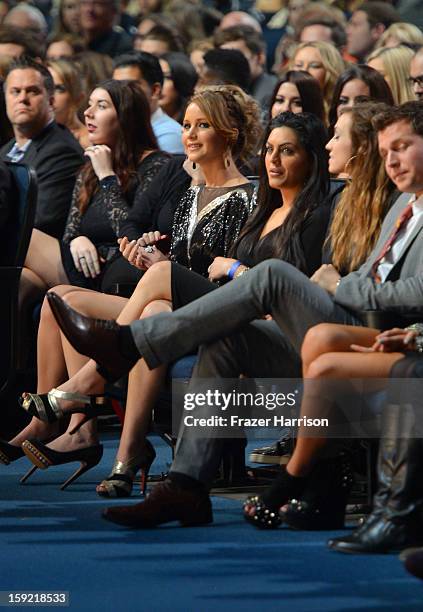 Actress Jennifer Lawrence attends the 39th Annual People's Choice Awards at Nokia Theatre L.A. Live on January 9, 2013 in Los Angeles, California.