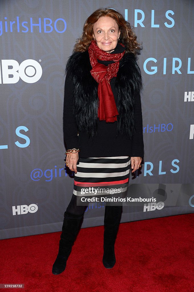 HBO Hosts The Premiere Of "Girls" Season 2 - Inside Arrivals