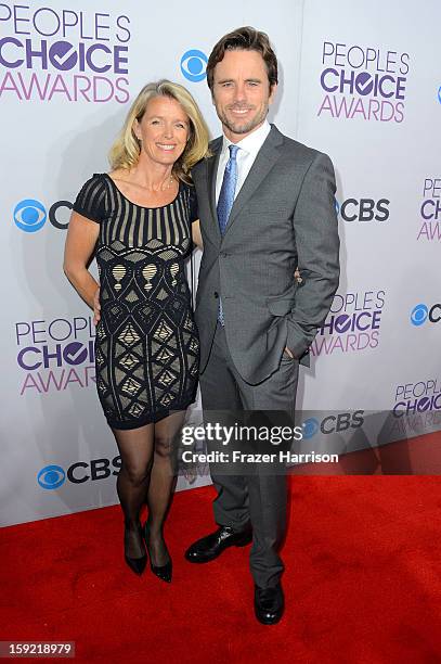 Actor Charles Esten and Patty Esten attend the 39th Annual People's Choice Awards at Nokia Theatre L.A. Live on January 9, 2013 in Los Angeles,...