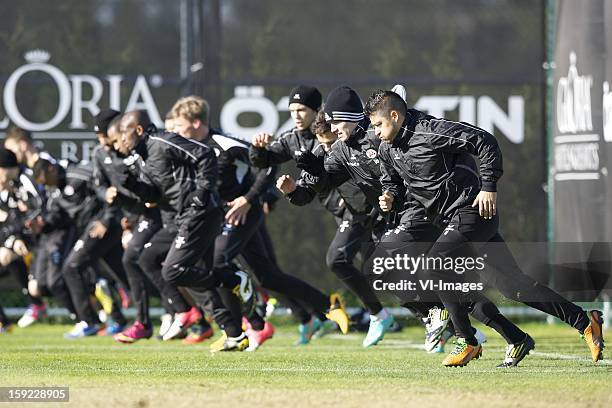 Everton Ramos da Silva of Heracles Almelo during the training camp of Heracles Almelo on January 10, 2013 at Belek, Turkey.