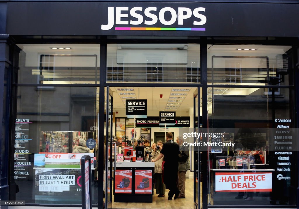 Photographic Retailers Jessops Goes Into Administration