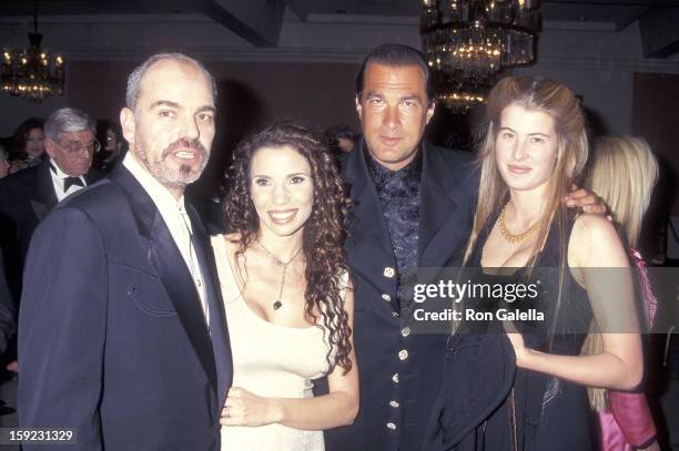 Actor Billy Bob Thornton and wife Pietra, actor Steven Seagal and girlfriend Arissa Wolf attend the St. Jude Children's Research Hospital's 35th...
