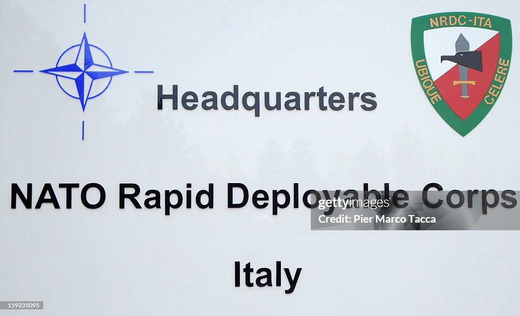 Departure Ceremony For NATO Rapid Deployable Corps - Italy Bound To Afghanistan
