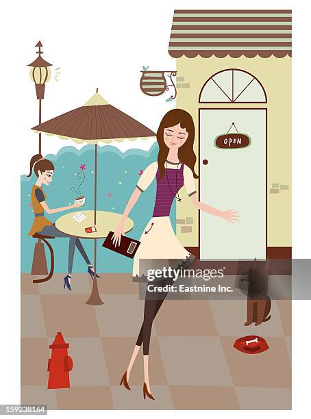 in your twenties - cafeteria worker stock illustrations