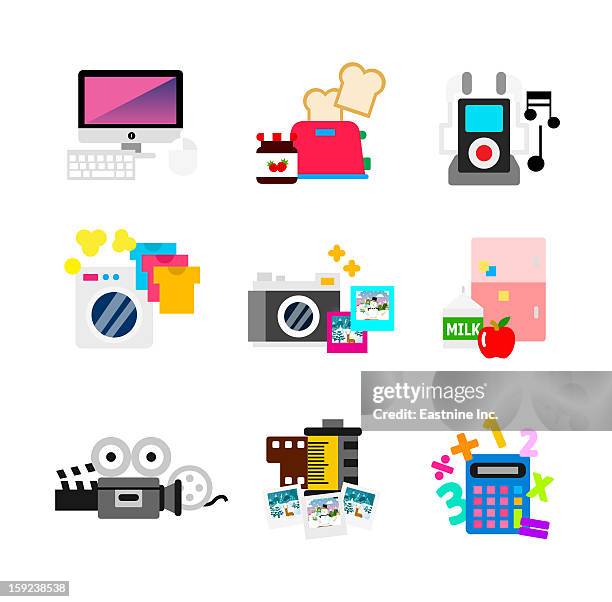 Electronics Item Vector Electronic Devices Items High-Res Vector Graphic - Getty Images