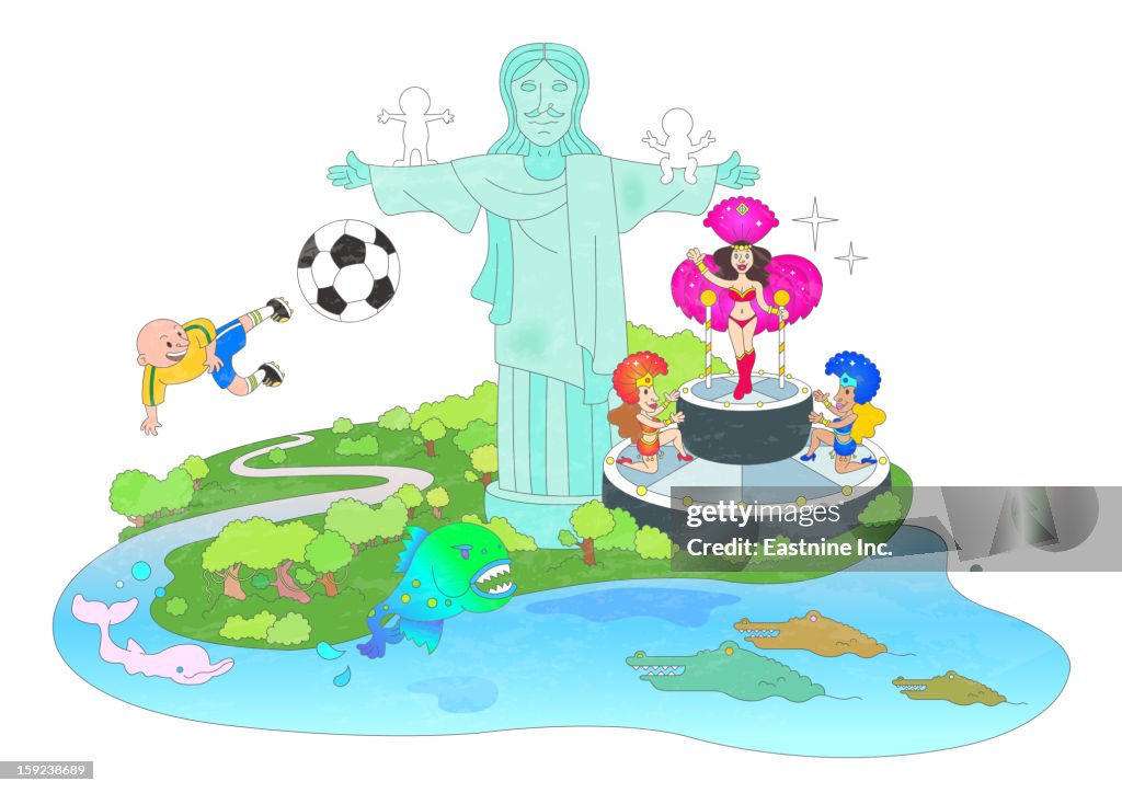 Attractions of brazil