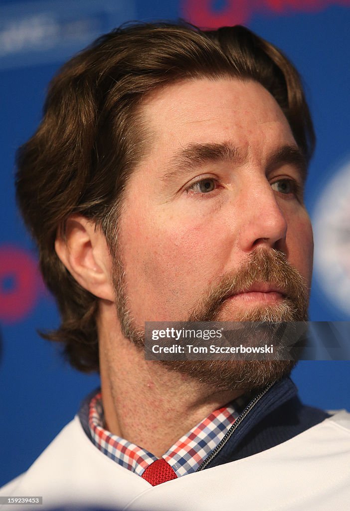 Toronto Blue Jays Introduce R.A. Dickey