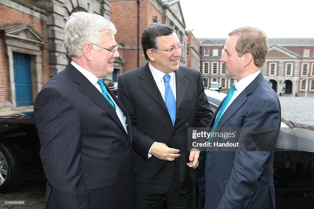 Meeting Of The Irish Government And The College Of Commissioners Of The European Commission In Dublin