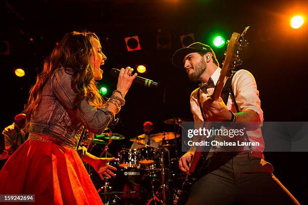 Singer Britt Nicole performs at The Roxy Theatre on January 9, 2013 in West Hollywood, California.