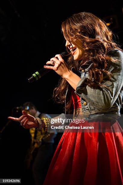 Singer Britt Nicole performs at The Roxy Theatre on January 9, 2013 in West Hollywood, California.