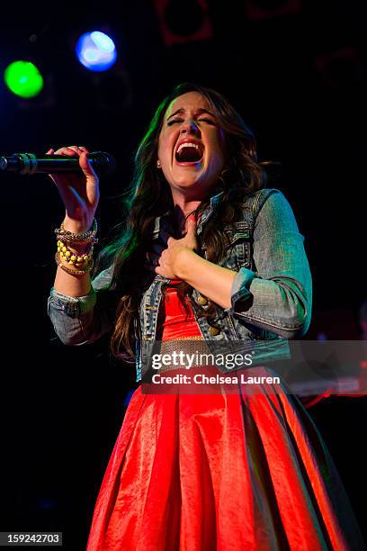 Singer Britt Nicole performs at The Roxy Theatre on January 9, 2013 in West Hollywood, California.