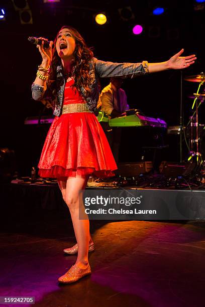Singer Britt Nicole performs at The Roxy Theatre on January 9, 2013 in West Hollywood, California.