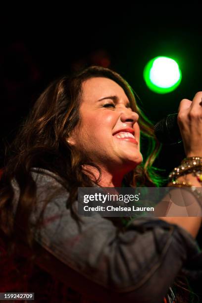 Singer Britt Nicole performs at The Roxy Theatre on January 9, 2013 in West Hollywood, California.