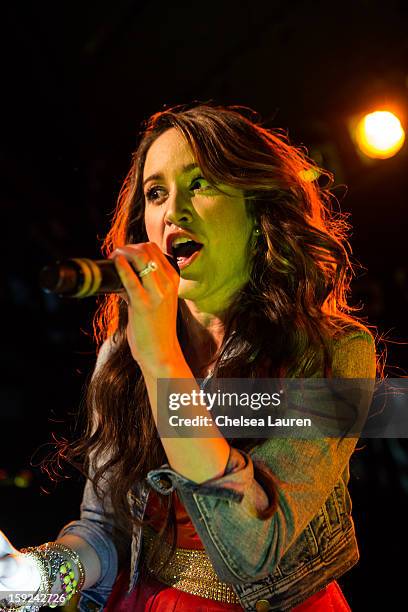 Singer Britt Nicole performs at The Roxy Theatre on January 9, 2013 in West Hollywood, California.