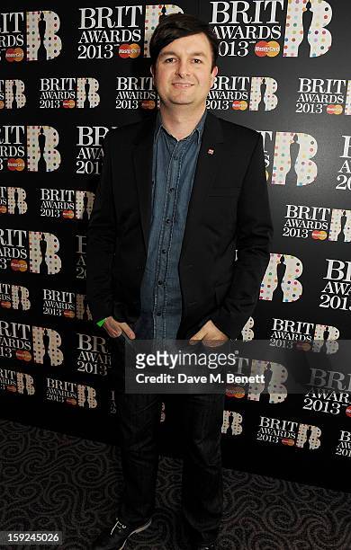 Ben Knowles attends the BRIT Awards nominations announcement at The Savoy Hotel on January 10, 2013 in London, England.