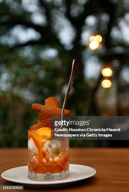 The Rusty Nail sundae with Drambuie caramel sauce at Hunky Dory, Wednesday, Jan. 20 in Houston.