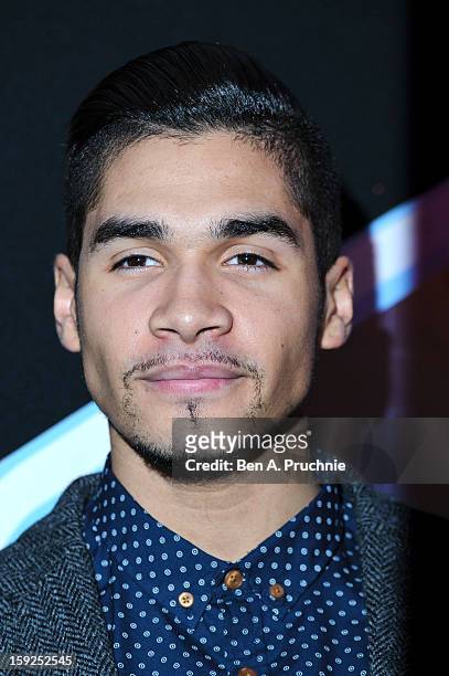 Louis Smith attends the Lynx L.S.A launch event at Wimbledon Studios on January 10, 2013 in London, England.