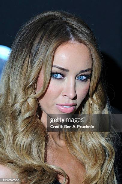Lauren Pope attends the Lynch L.S.A launch event at Wimbledon Studios on January 10, 2013 in London, England.