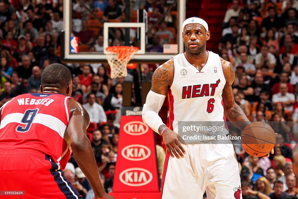 Washington Wizards v Miami Heat