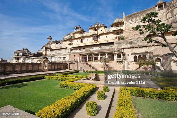 palácio bundi em rajastão, índia - bundi imagens e fotografias de stock