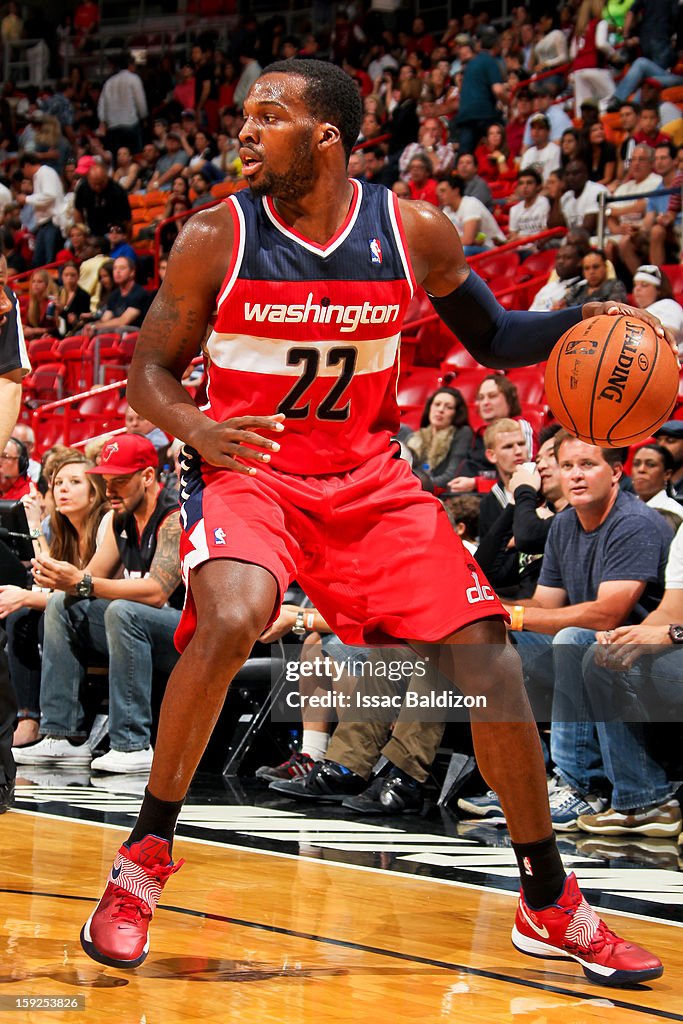 Washington Wizards v Miami Heat