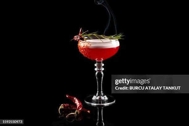chili peper cocktail - bloody mary stock pictures, royalty-free photos & images