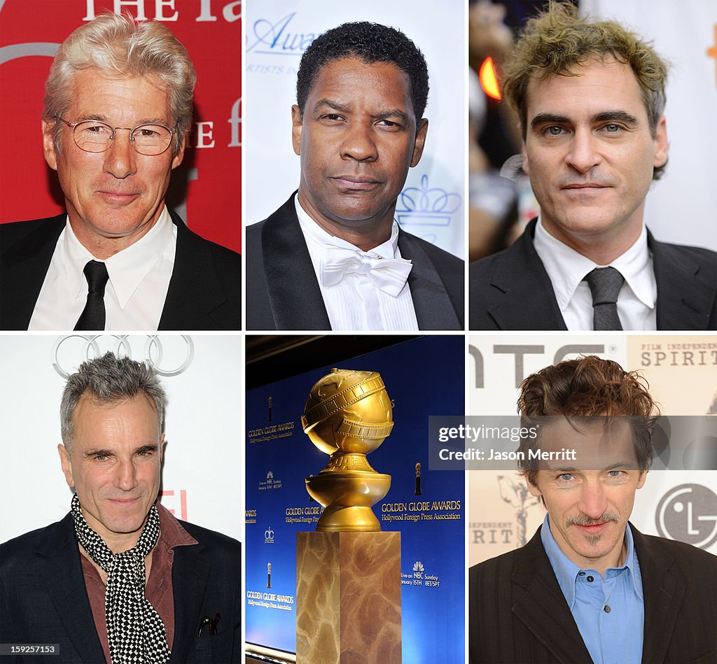 FILE: 2013 Golden Globe Award Nominees For Best Performance By An Actor In A Motion Picture - Drama